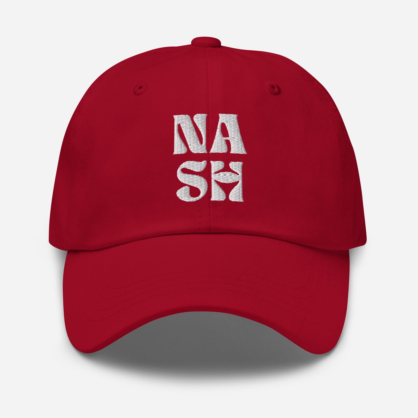 Nashville Dad Cap Dank Red