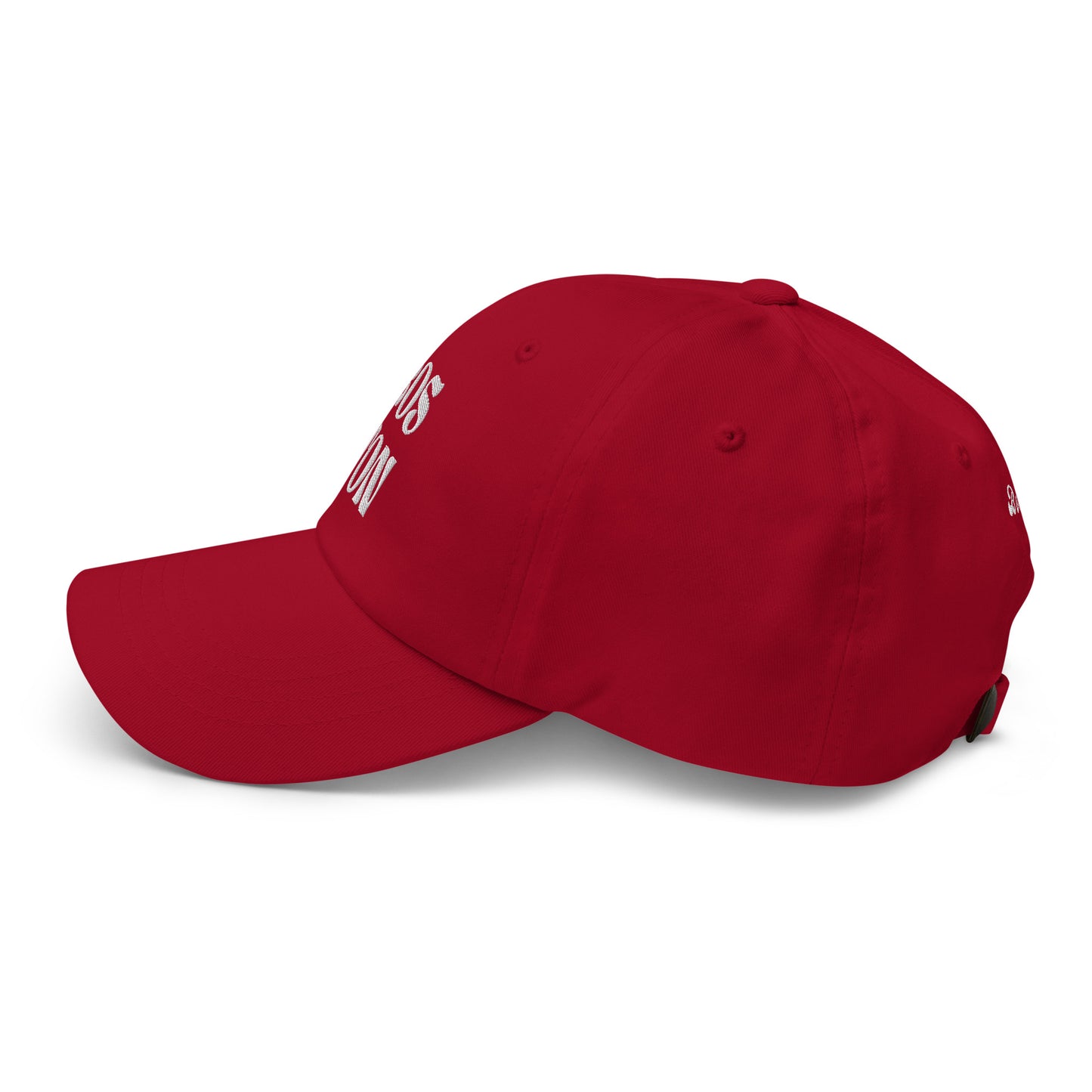 Classic Boston Dad Cap in Cherry