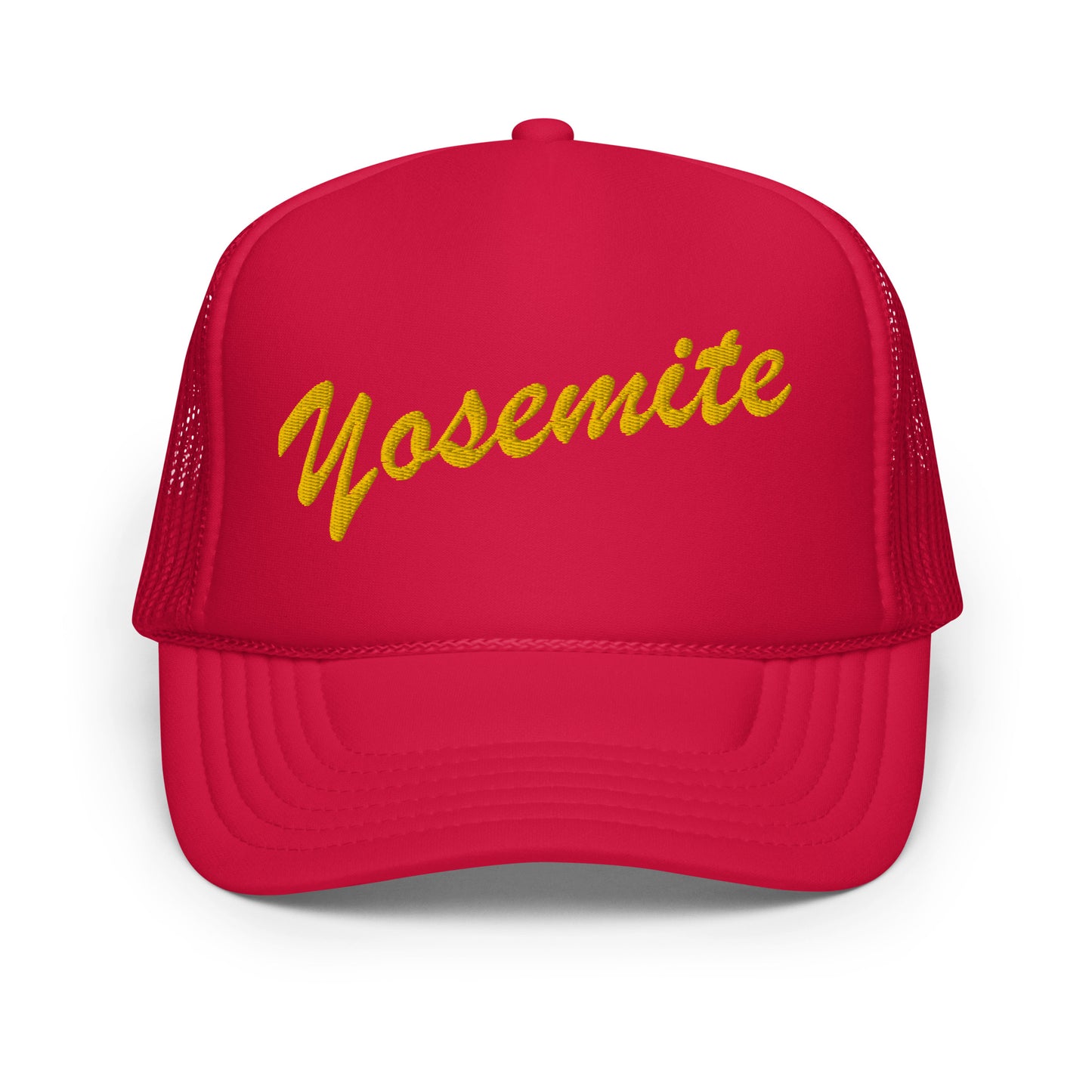 Yosemite Foam Trucker Hat in Cherry