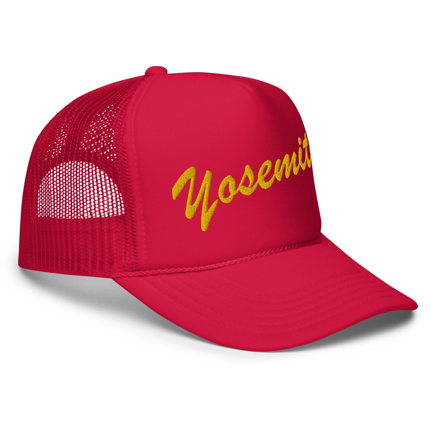 Yosemite Foam Trucker Hat in Cherry