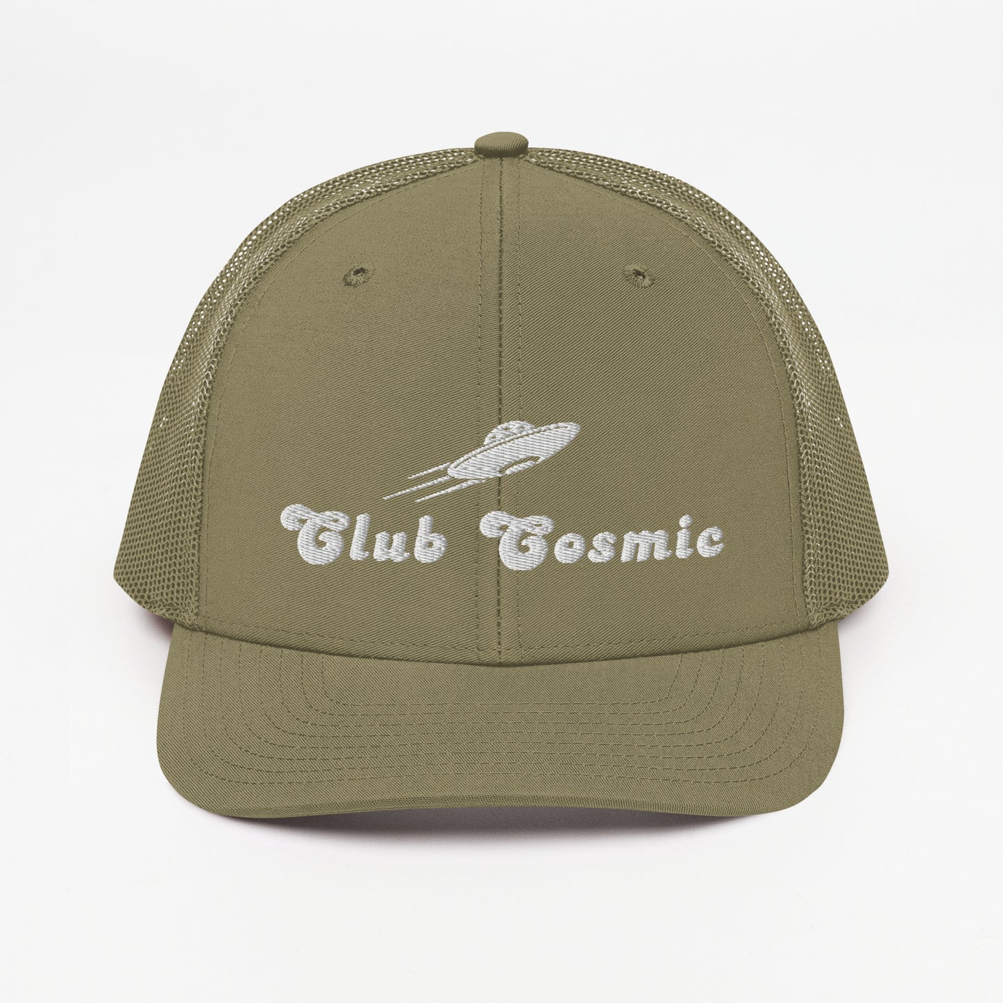 Original Club Cosmic Trucker Cap in Olive