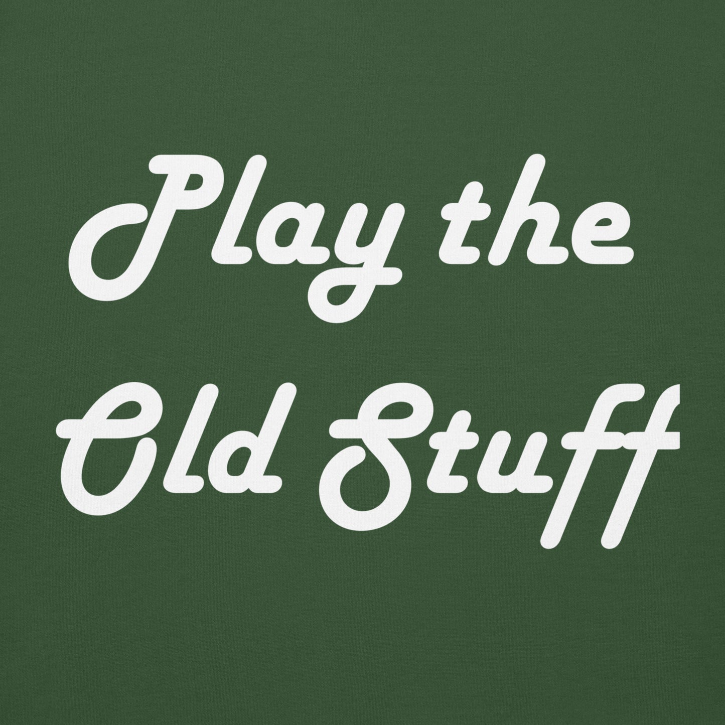 Play the Old Stuff Hoodie in Green