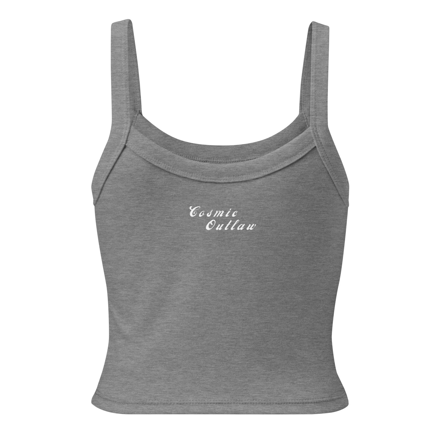 Not So Average Women's Ribbed Tank in Grey