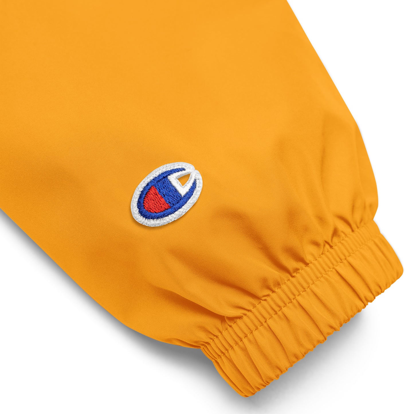 New Hampshire or Nowhere Embroidered Champion Packable Jacket in Citrus