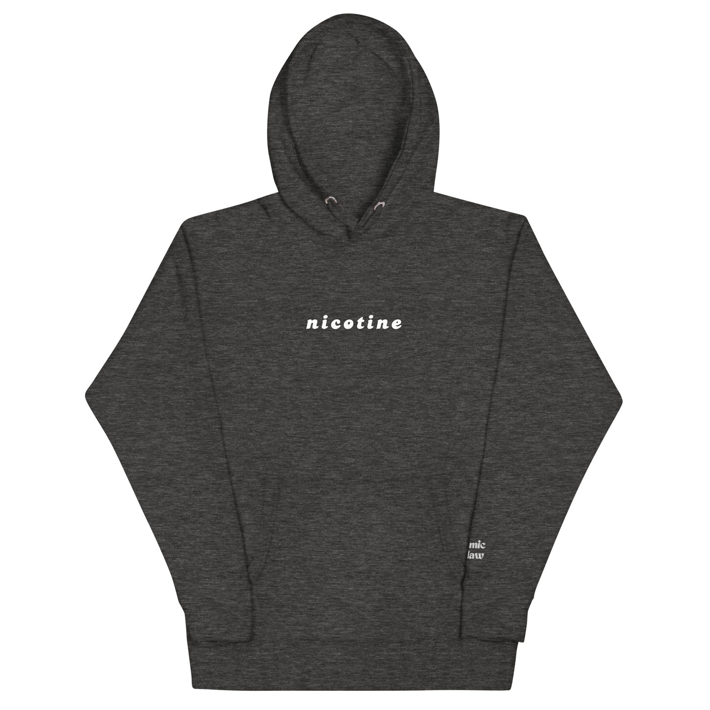 Nicotine Hoodie in Grey