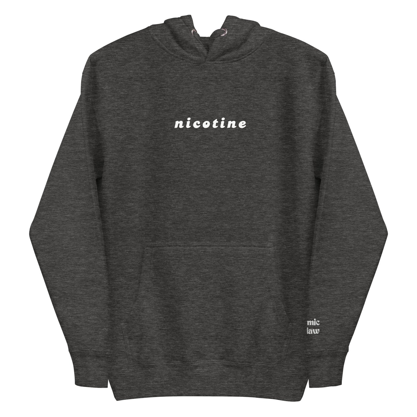 Nicotine Hoodie in Grey