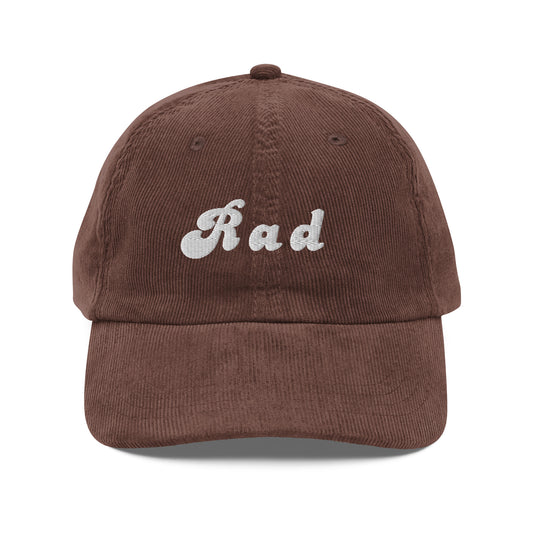 Rad Corduroy Cap in Chocolate