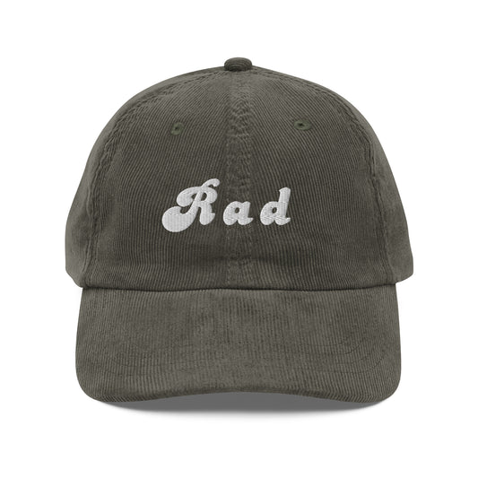 Rad Corduroy Cap in Olive